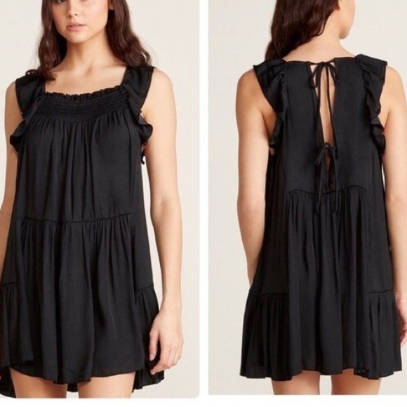 Intimately Free People Want Your Love Ruffle Slip Dress Rodeo Country Size Small - Picture 1 of 9